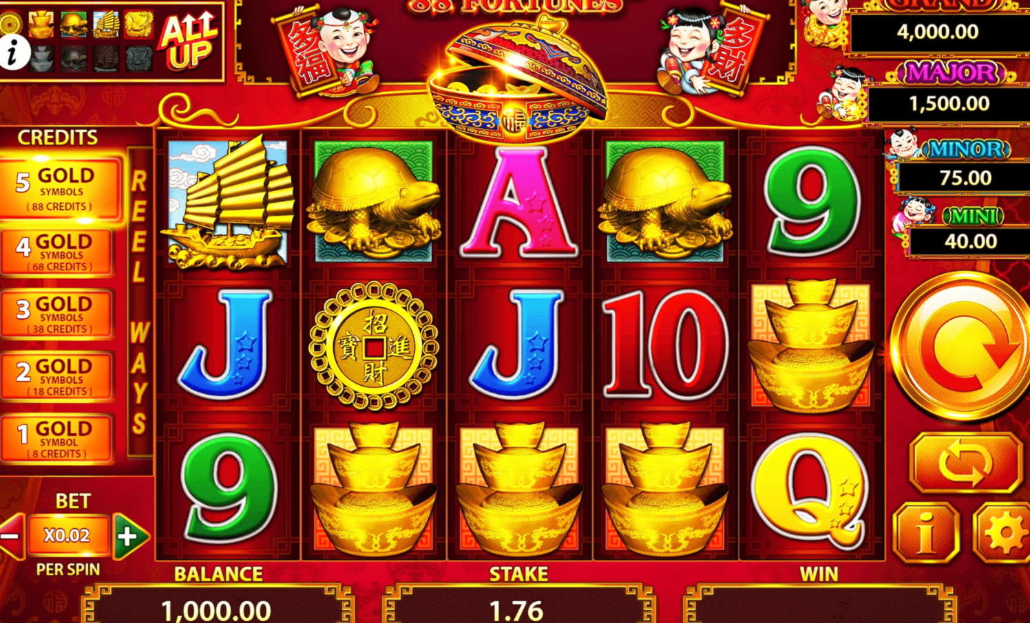 175 Free Spins right now at Platinum Play Casino
