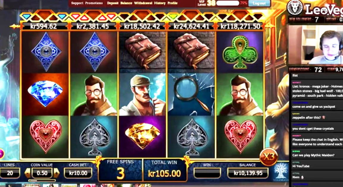 205 free spins casino at 888 Casino