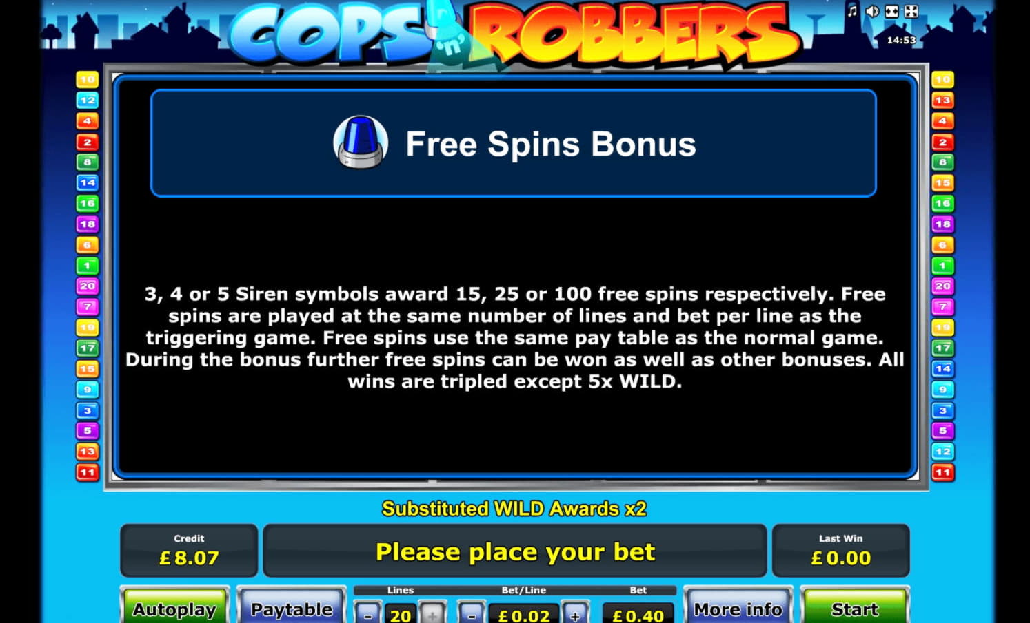 875% No Rules Bonus! at Video Slots Casino