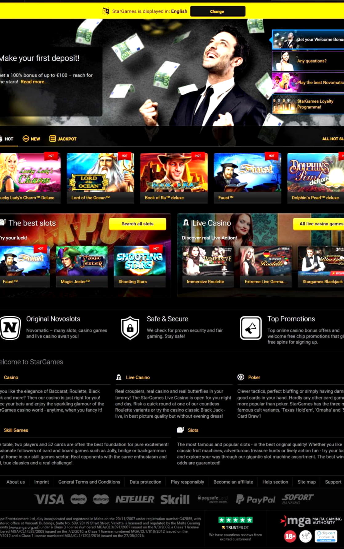 125 Loyalty Free Spins! at Reload Bet Casino