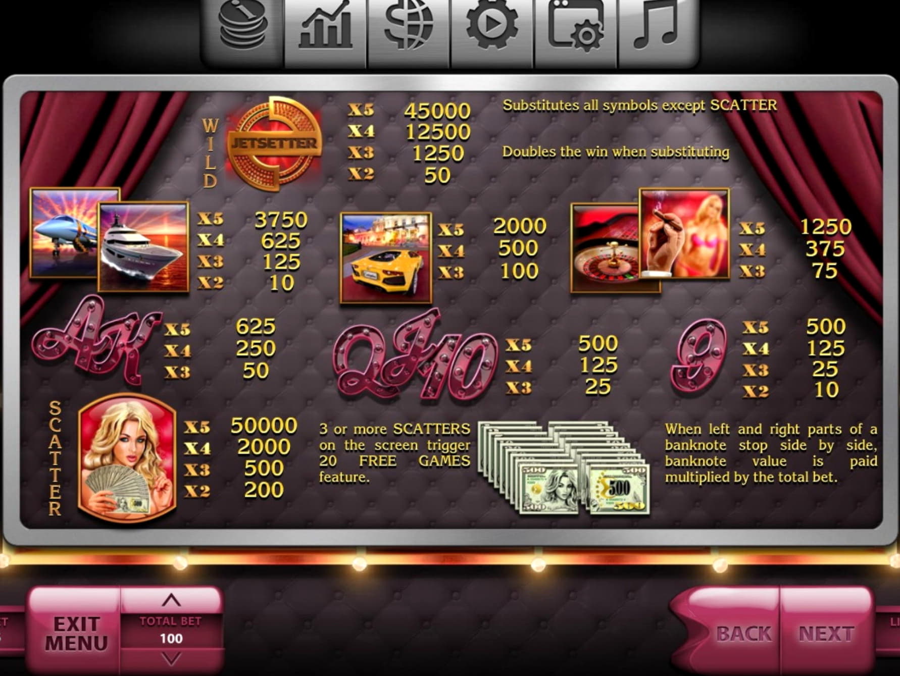$1750 no deposit at Thebes Casino