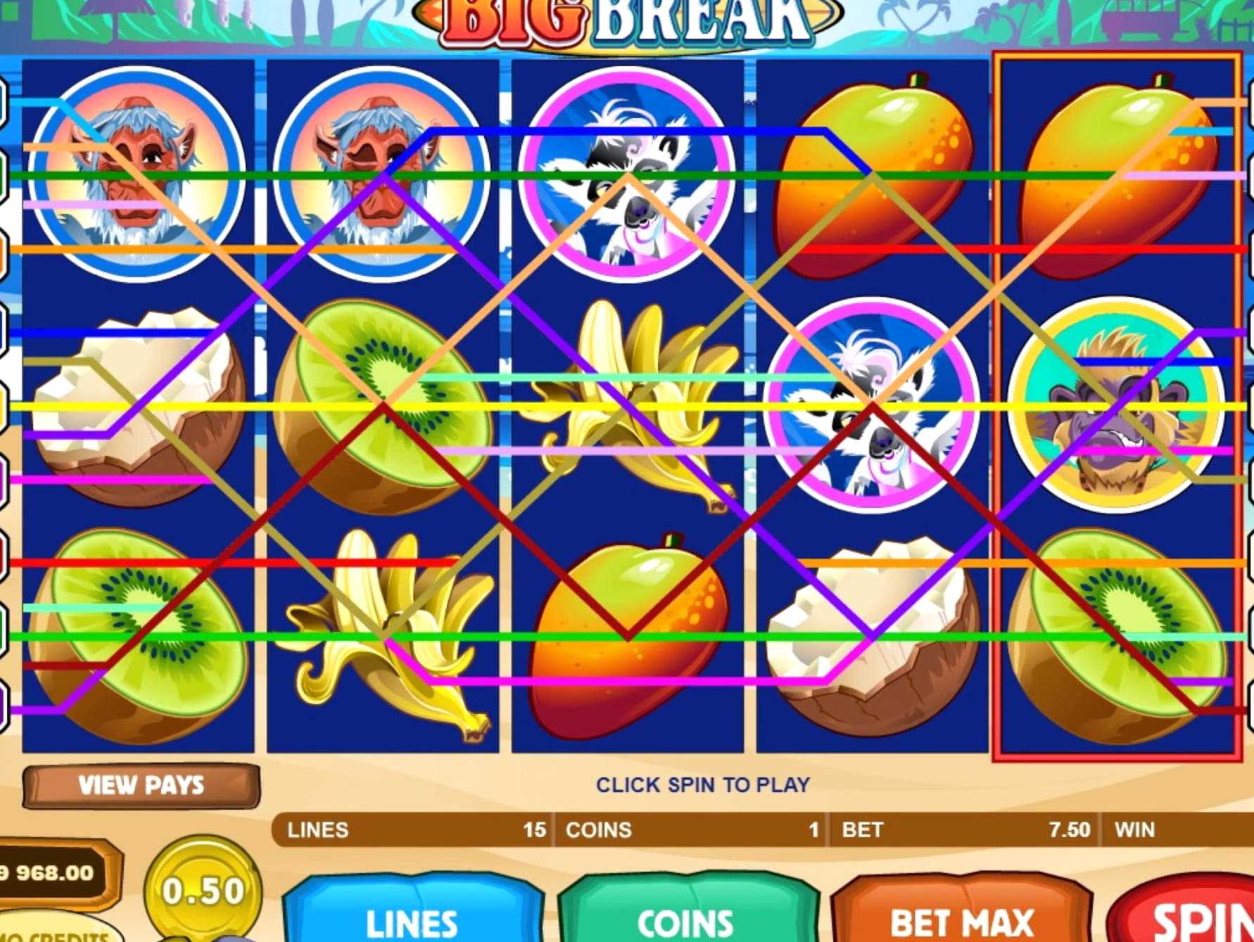 345% Match Bonus at Spin Palace Casino