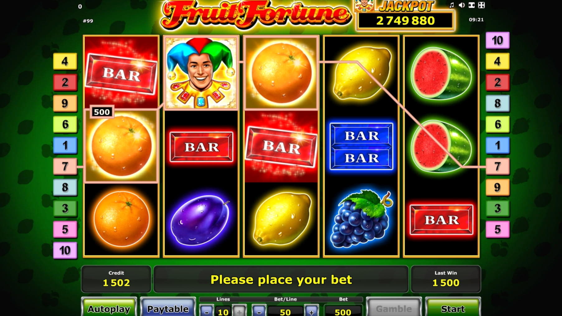EURO 999 Mobile freeroll slot tournament at Spin Palace Casino