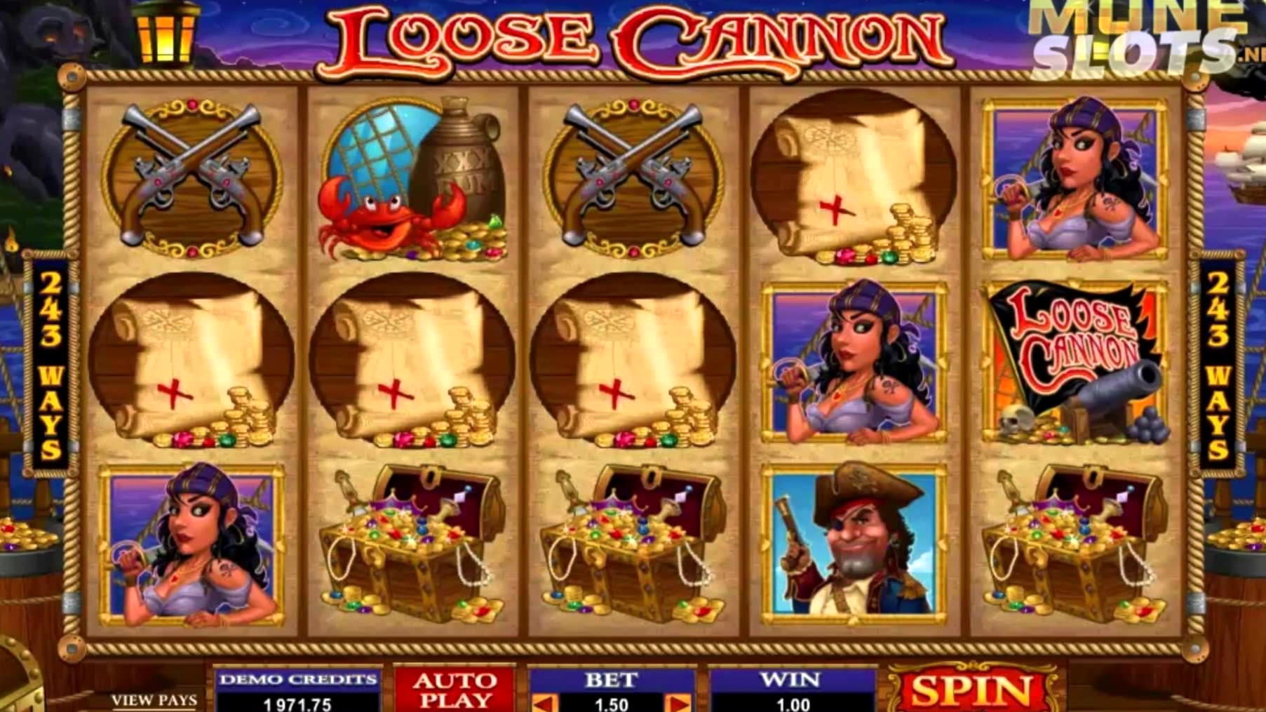 44 Loyal Free Spins! at Party Casino
