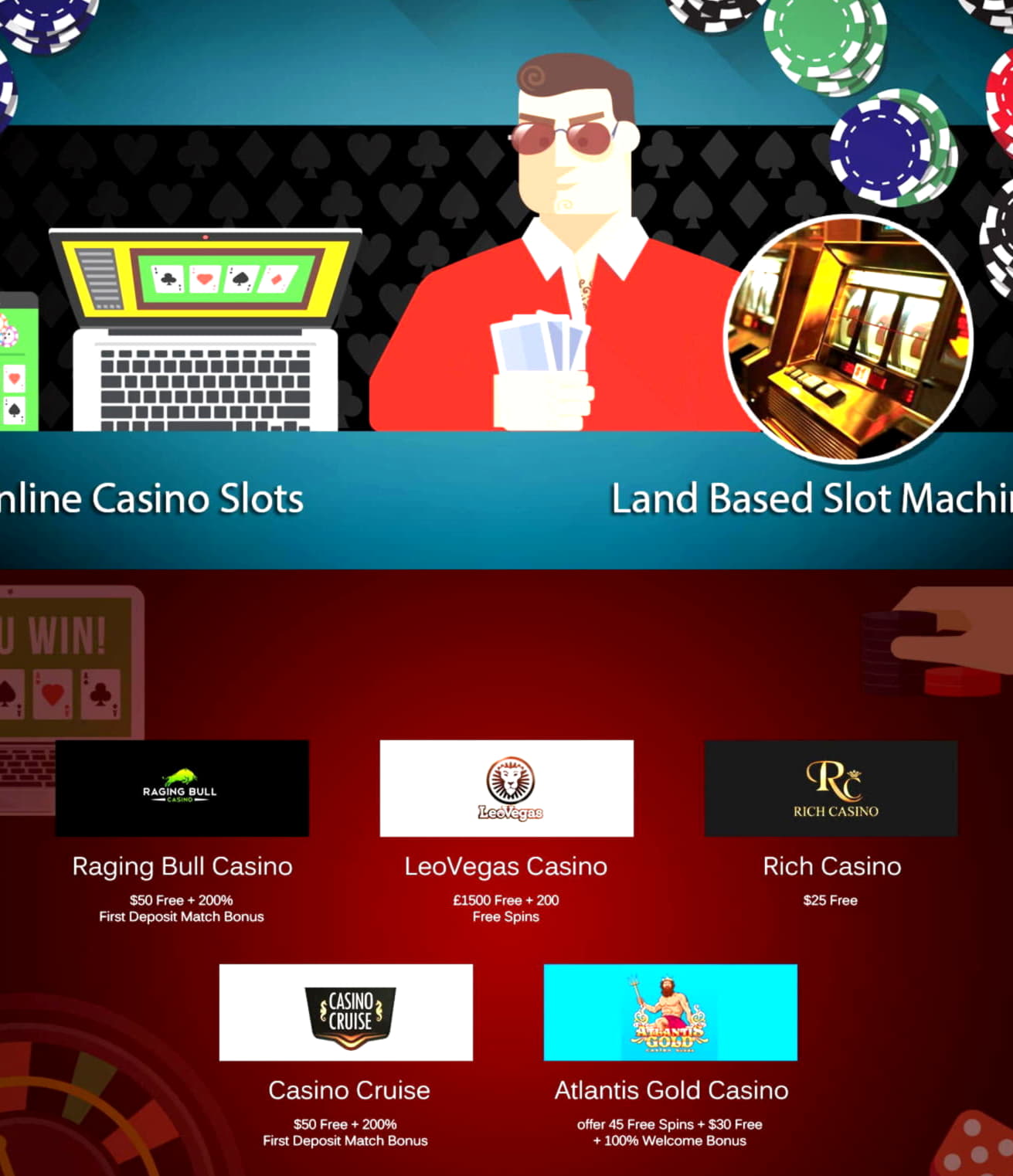 485% Match Bonus at Unique Casino