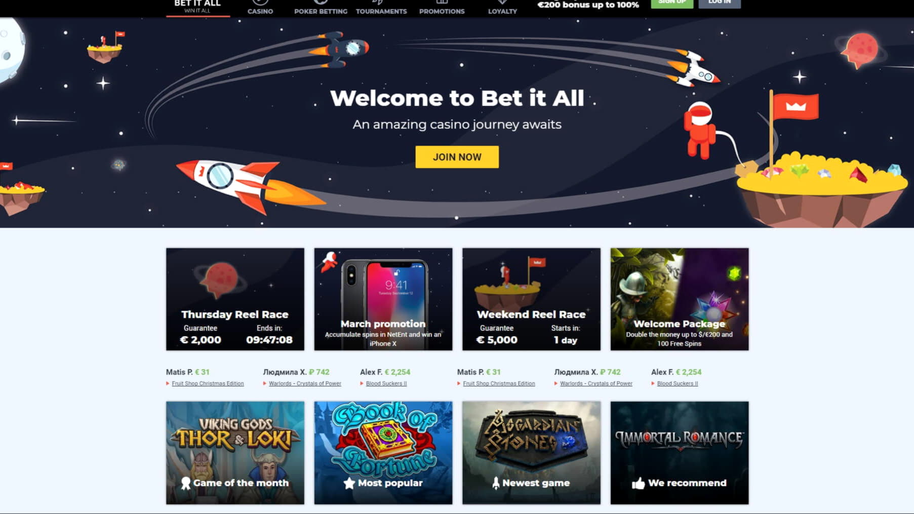 $265 FREE Chip at Betzest Casino