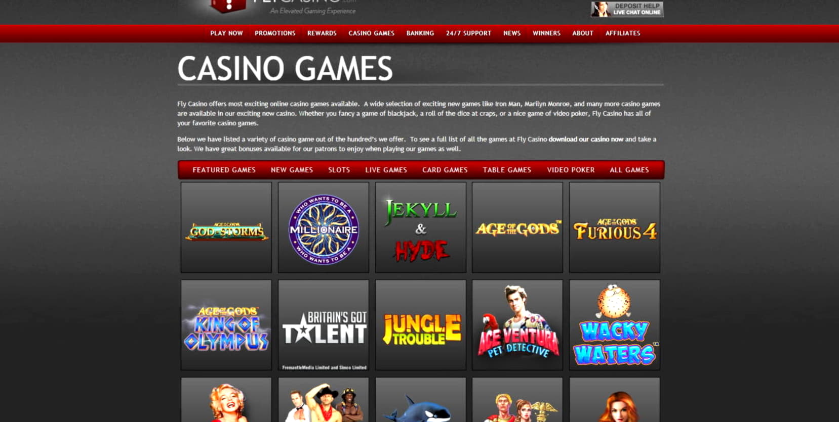 420% First Deposit Bonus at Mongoose Casino