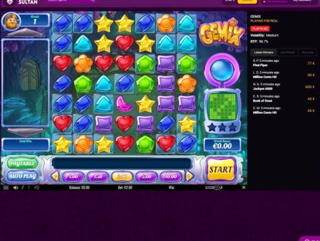 160 Free spins casino at Platin Casino