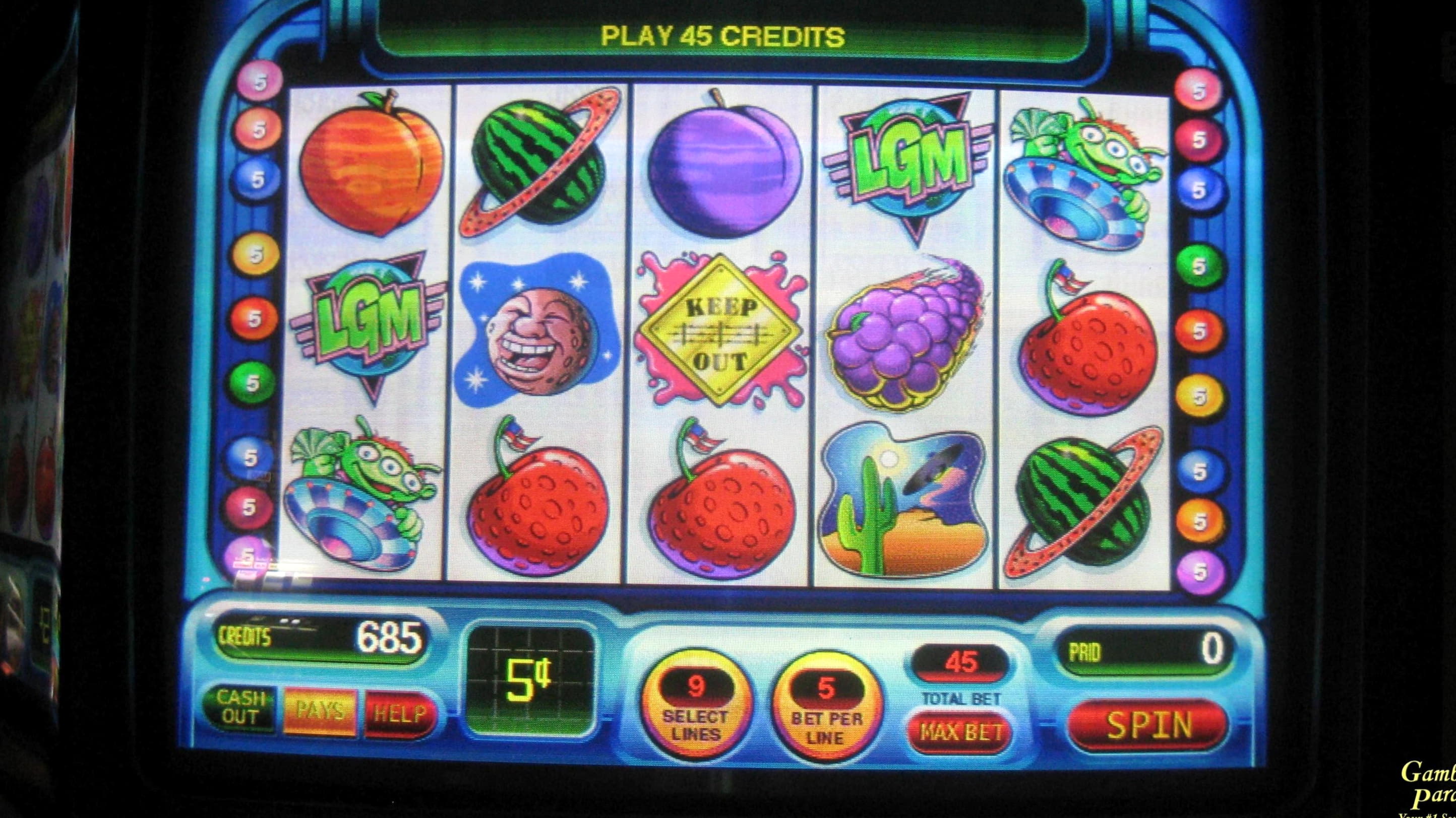 45 free spins at All Slots Casino