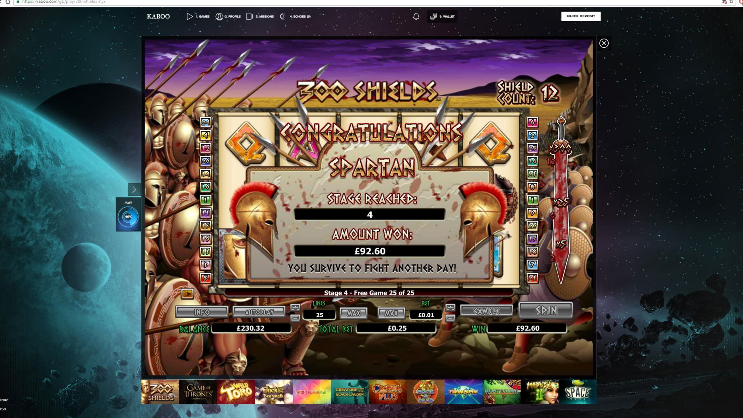 €385 free chip casino at Superior Casino