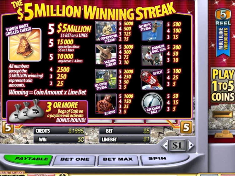 $805 no deposit bonus code at Video Slots Casino