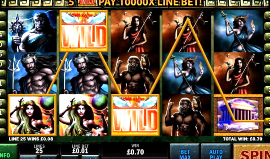100 free spins casino at Thebes Casino