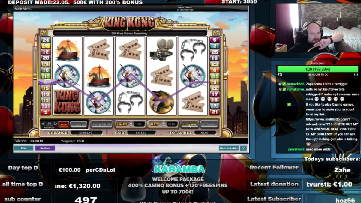 70 FREE Spins at Party Casino