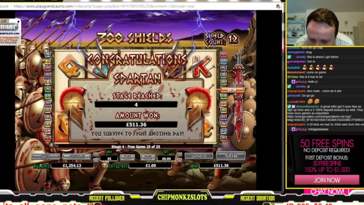 200 free spins at Unique Casino