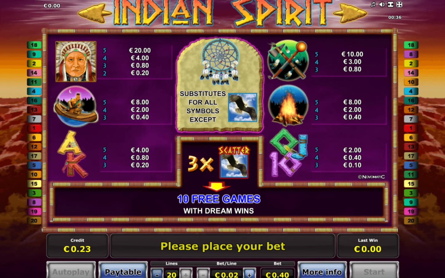 €250 Free Casino Chip at Platinum Play Casino