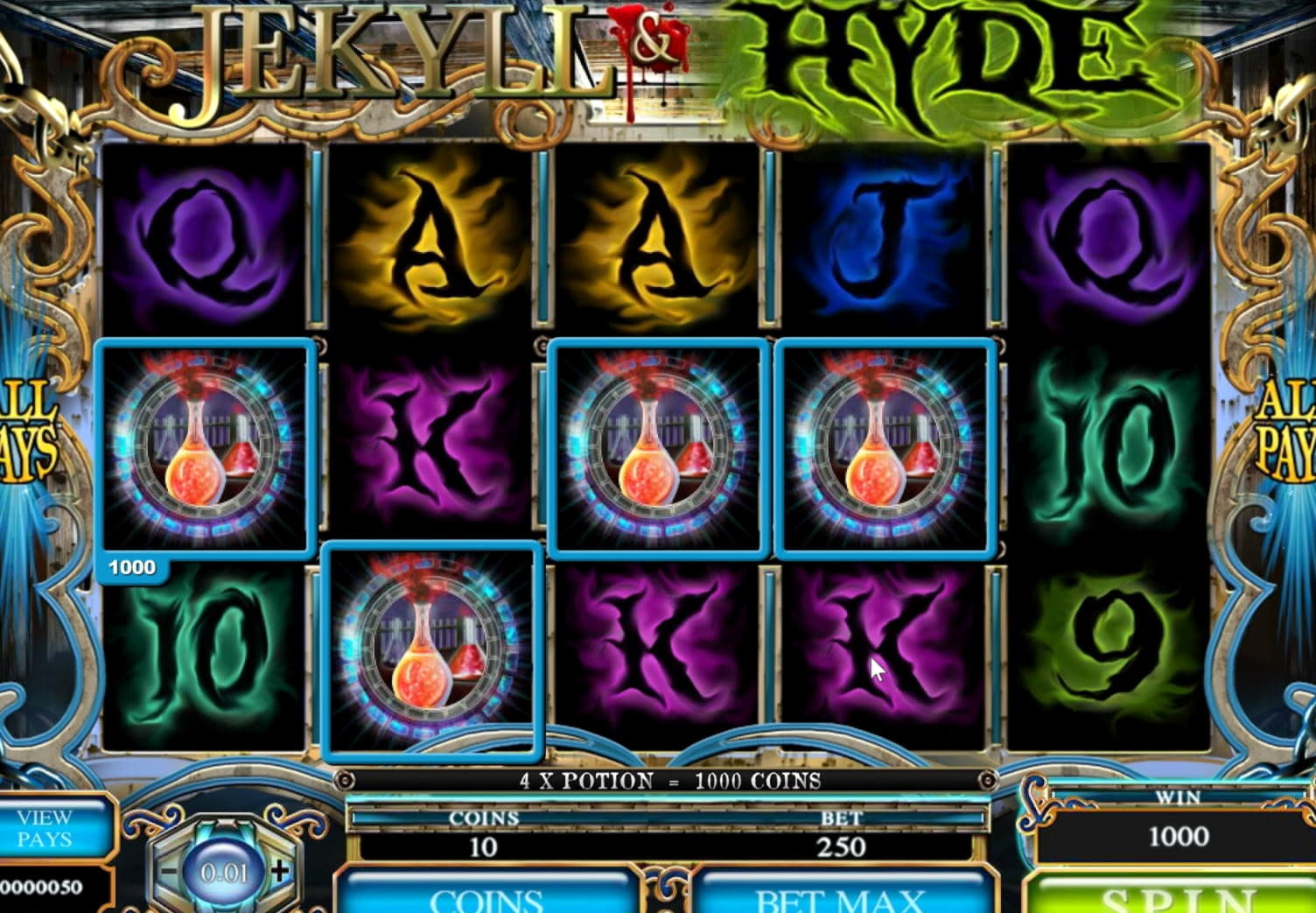 275 free spins no deposit at All Slots Casino