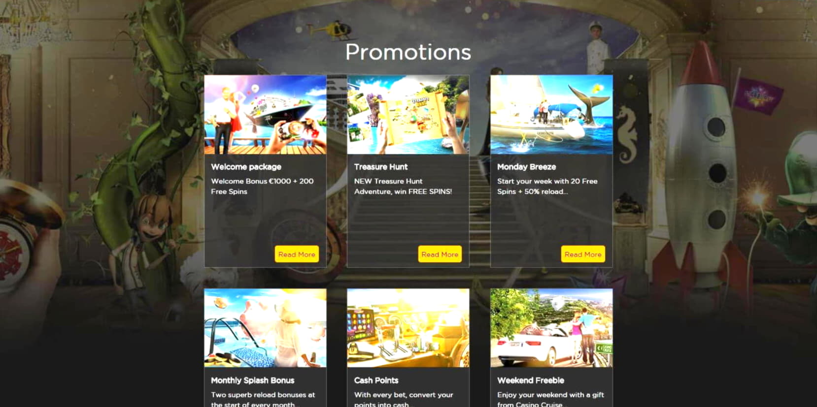 €4550 No deposit casino bonus at Unique Casino