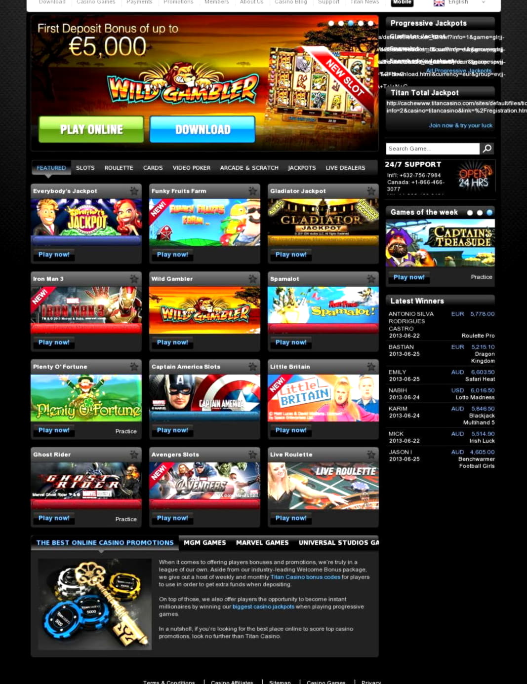 Eur 4550 No Deposit at Zodiac Casino