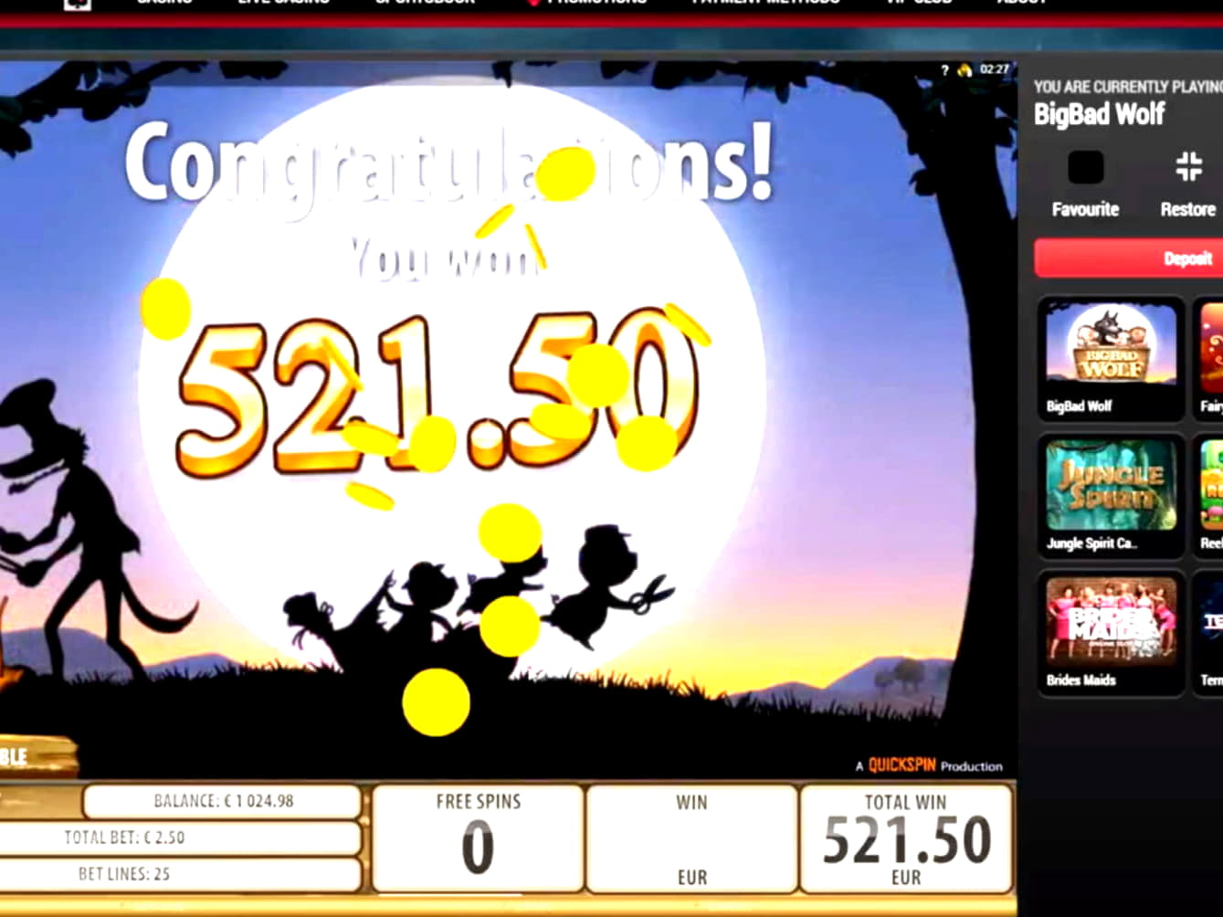 Eur 620 Casino Tournament at Buran Casino