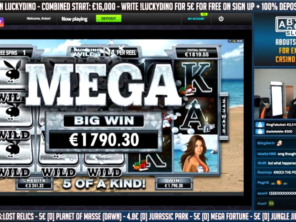 280% Casino match bonus Platin Casinolla