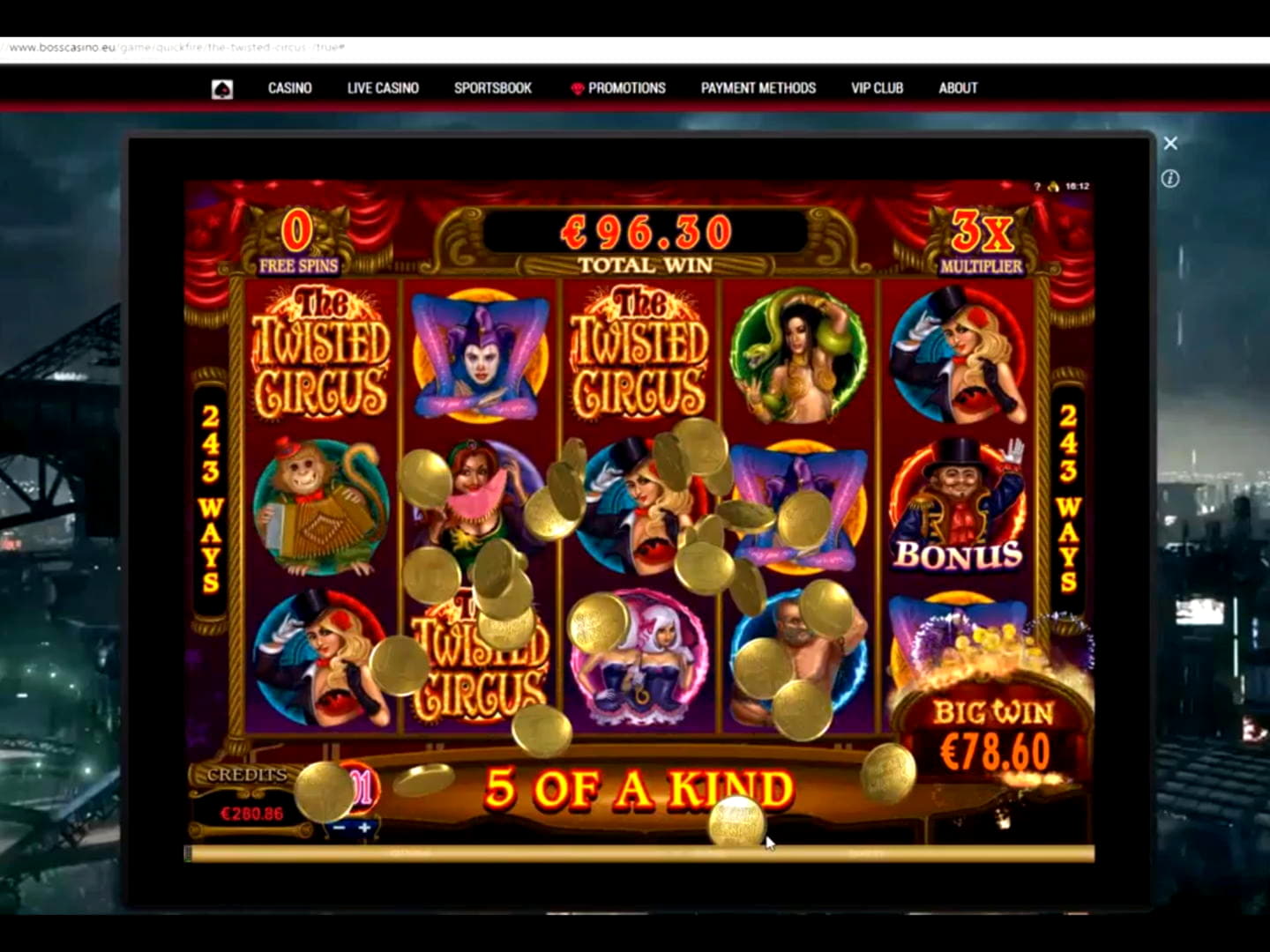 Eur 175 Casino chip at Zet Casino