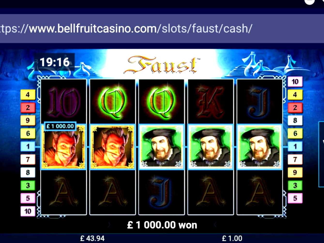 60 Free spins at Thebes Casino