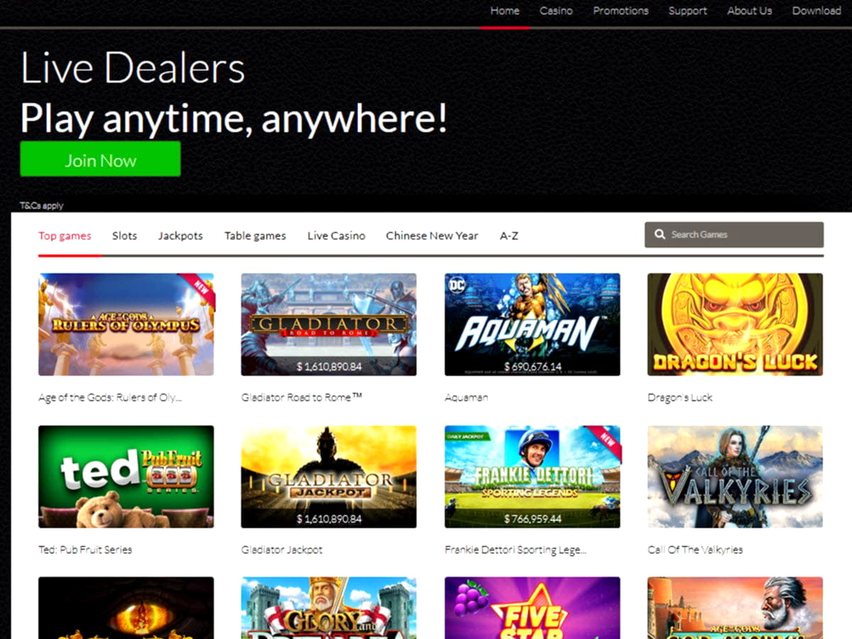 300 Free casino spins at Party Casino