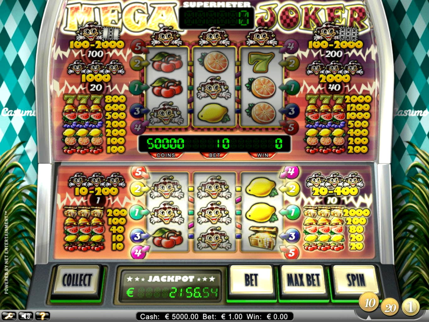 465% Casino match bonus at Amazing Casino 