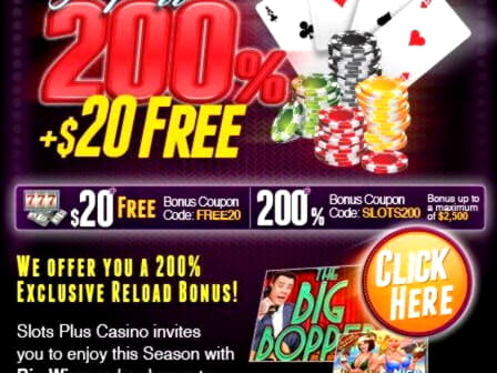 $595 FREE CHIP CASINO at Platinum Play Casino