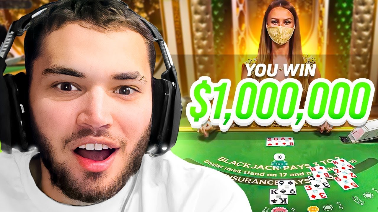 Adin GANhou $ 1,000,000 em jogos de azar AO VIVO no Stream!