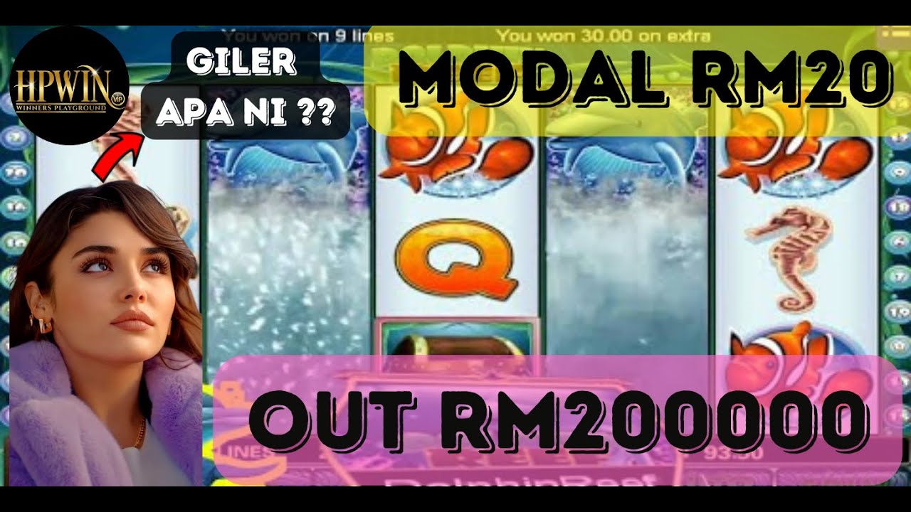 MEGA888 || Modal 20 menang 2000 (Key Moment - Review Spin) || Dolphinreef