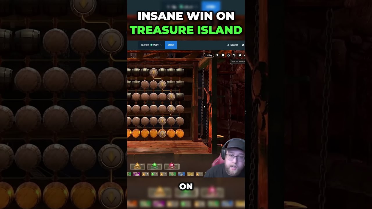 Insane Win On Treasure Island Island, game in comments #stake #gambling #treasureisland #crazytime